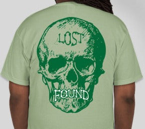 Crew-Neck Short Sleeved Lost&Found T-shirt Pistachio