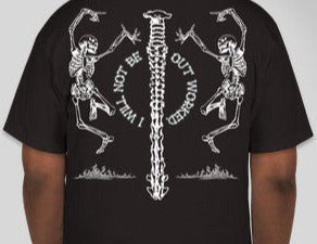 Crew-Neck Short Sleeved T-Shirt Black/White