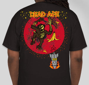 crew neck short sleeved Dead Ape t-shirt black/red